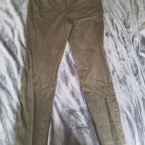 Black slim dress pants.